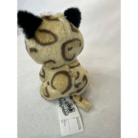 Lil Peepers Plush Tiger Toy With Glitter Ears & Paws 4" For Kids - Picture 2 of 4